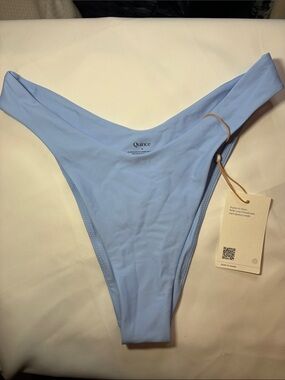 Quince Baby Blue High-Cut Bikini Bottom